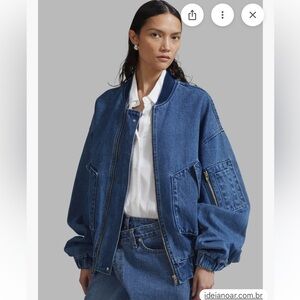 FRANKIE SHOP Denim Bomber